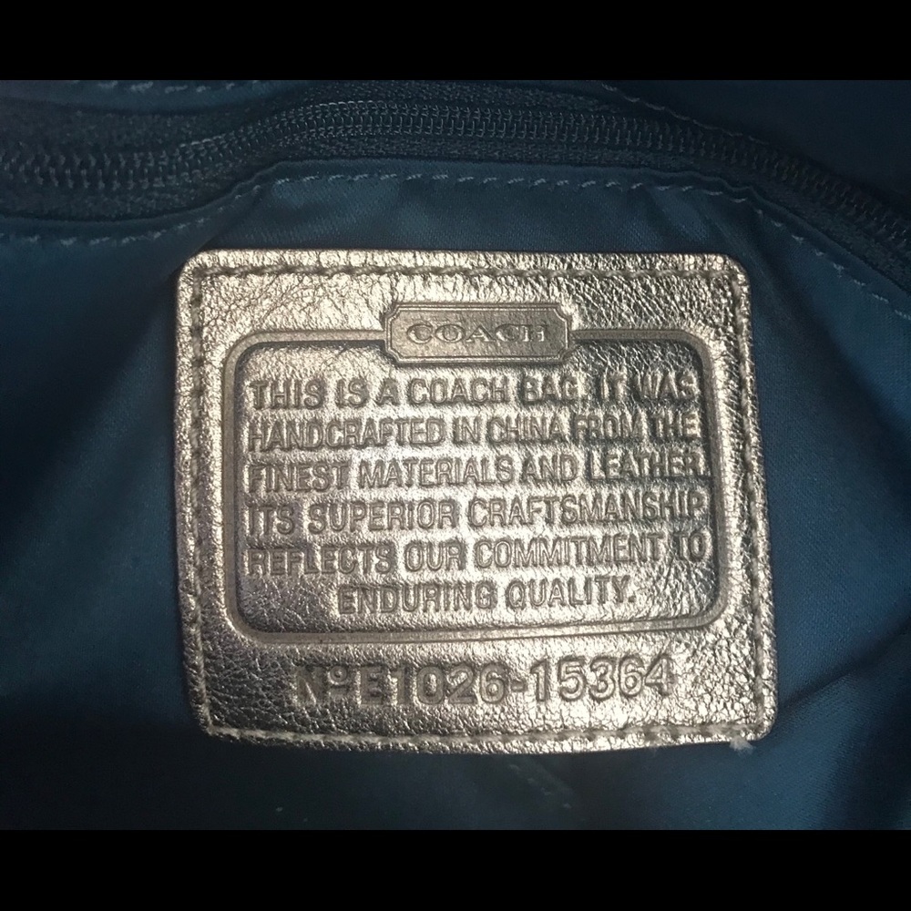 Final Markdown Authentic Coach Python Bag Euc - image 7